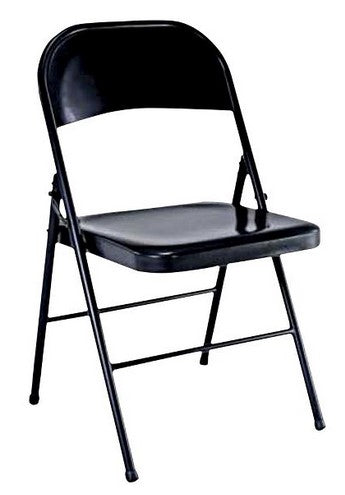 Black Metal Folding Chairs-All Day Rental