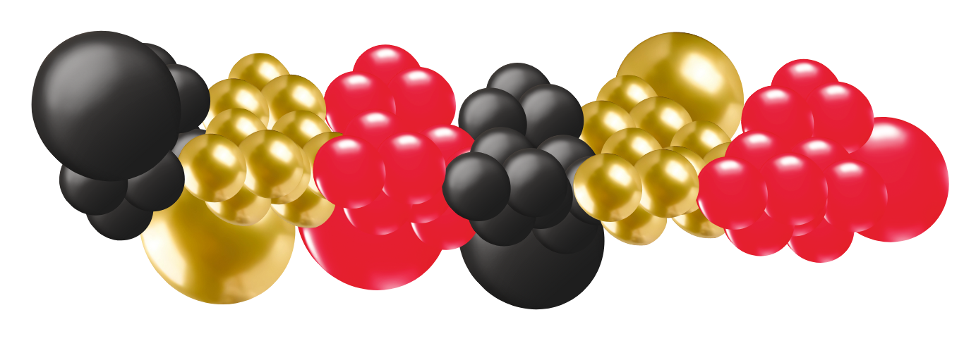 PROM Balloon Garlands