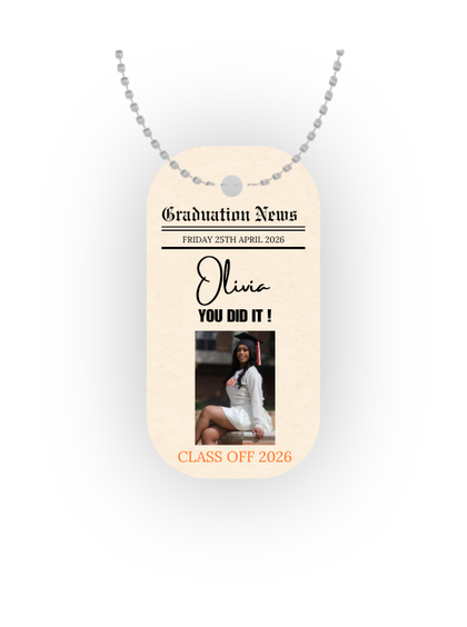 Grad Dog Tag