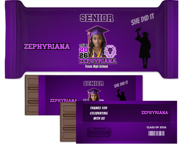 Grad Hershey's Candy Bar