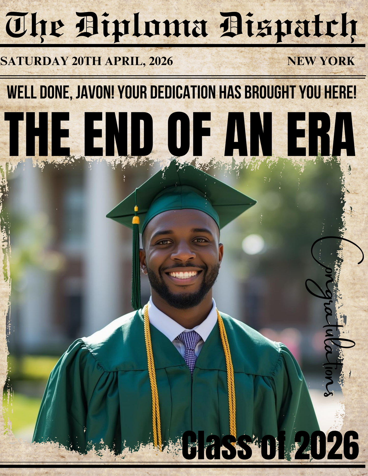 Grad Newspaper Covers