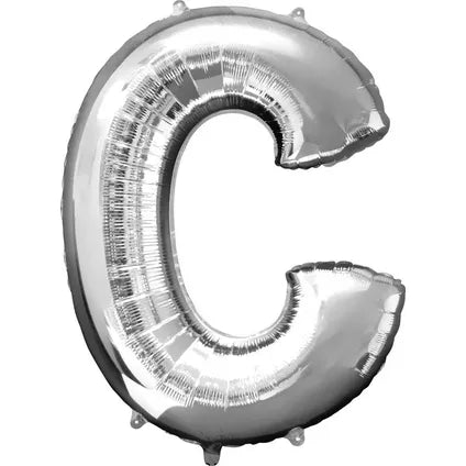 Foil Letter Balloon-Silver