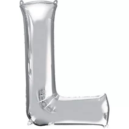 Foil Letter Balloon-Silver
