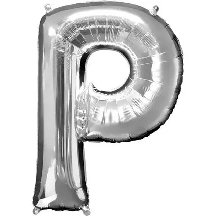 Foil Letter Balloon-Silver