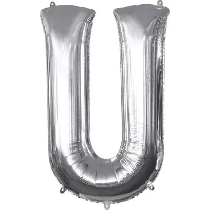 Foil Letter Balloon-Silver