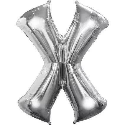Foil Letter Balloon-Silver