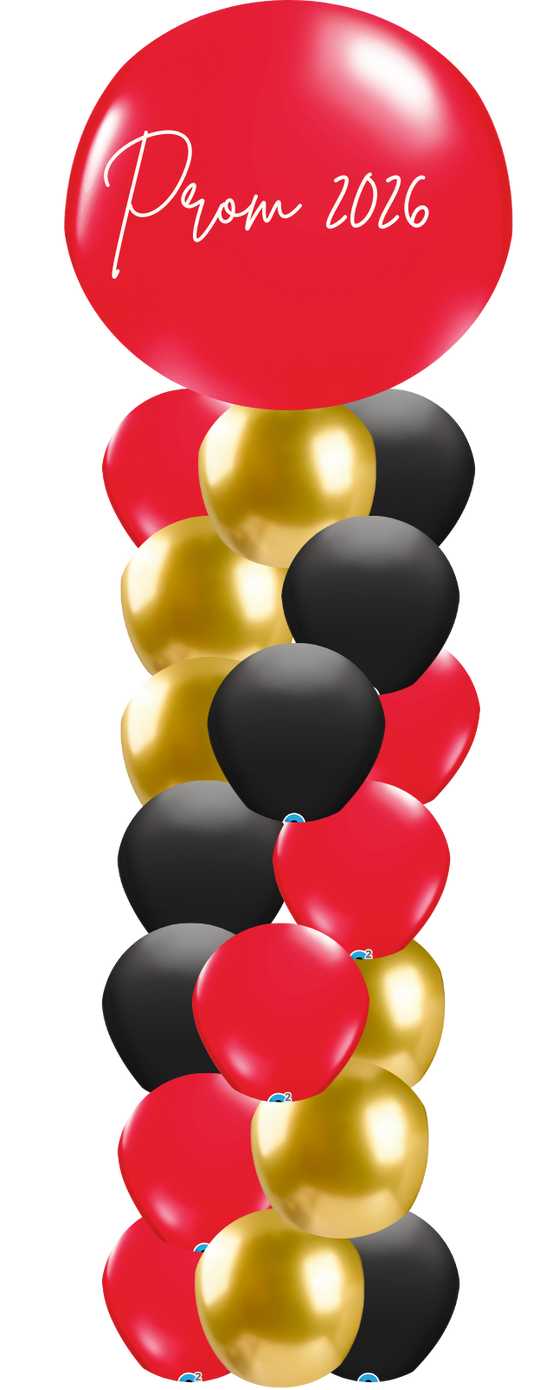 Prom Balloon Columns