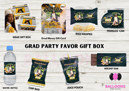 Grad Party Favor Gift Box Set