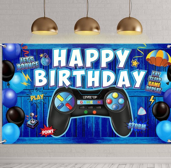 Vinyl Backdrops-Birthday