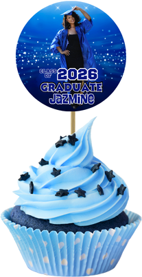 Grad Cupcake Toppers