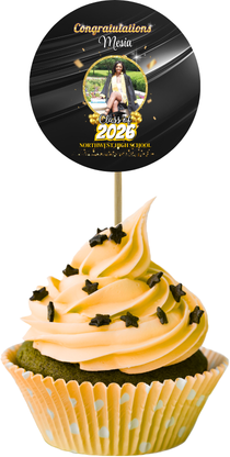 Grad Cupcake Toppers