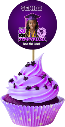 Grad Cupcake Toppers