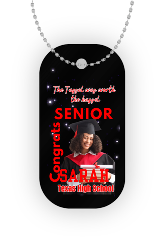 Grad Dog Tag