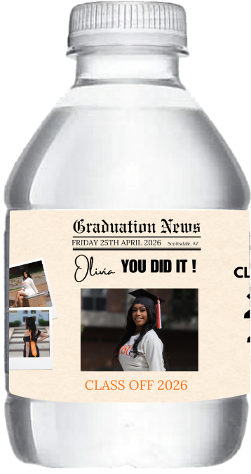 Grad Water Bottle Wraps(Wraps Only)