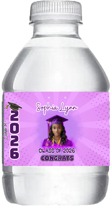 Grad Water Bottle Wraps(Wraps Only)