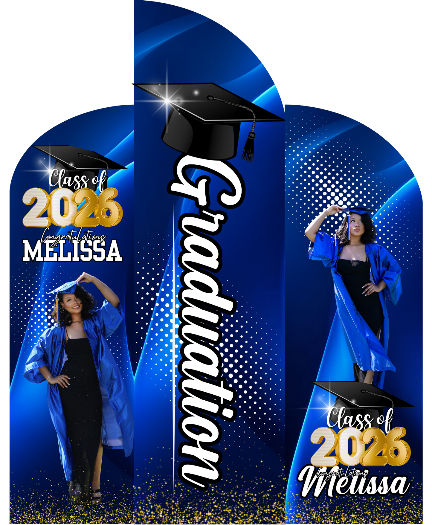 3 Fold Wood Photo Board