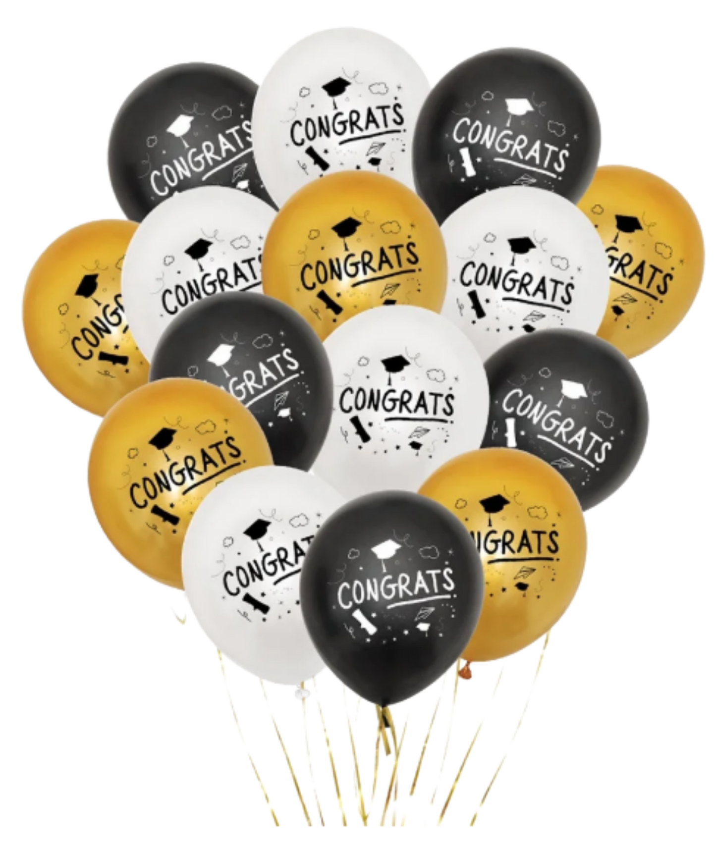 Grad  Helium Balloon Bundles