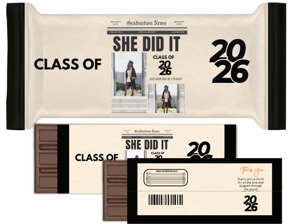 Grad Hershey's Candy Bar