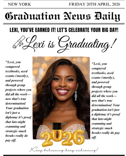 Grad Newspaper Covers