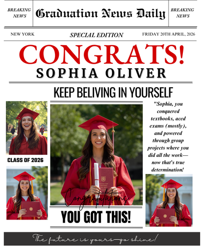 Grad Newspaper Covers