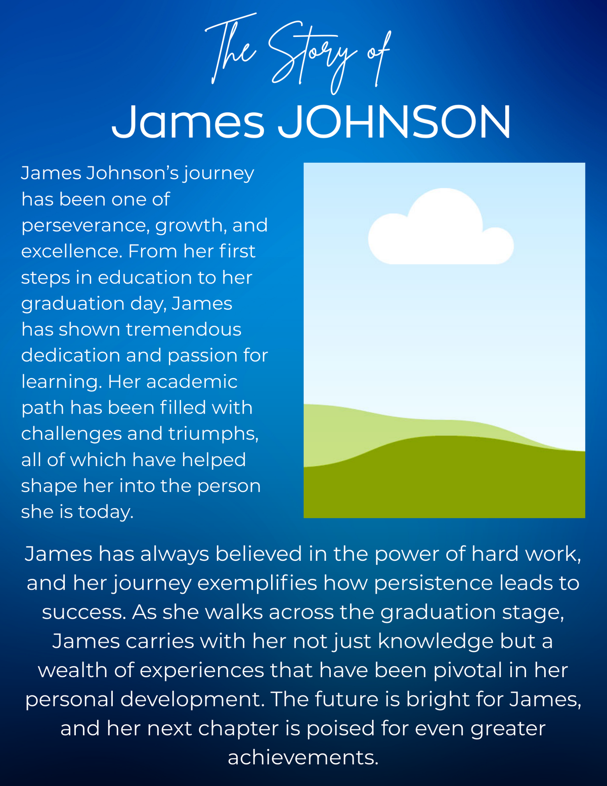 Graduate Spotlight 4 Page Magazine