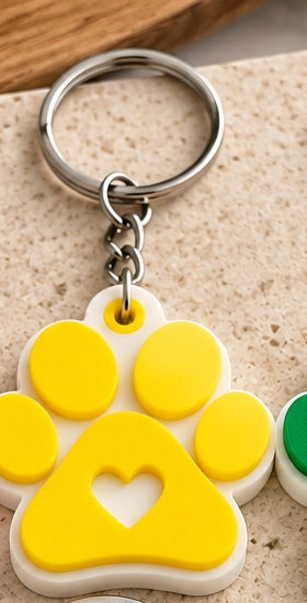 Yellow Paw Can Opener approved color photo